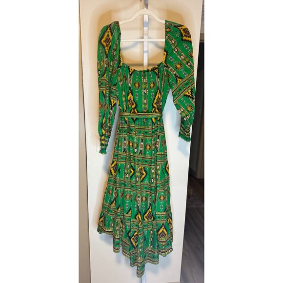 Alice + Olivia Rowen Square Neck Midi Dress - Picture 12 of 12